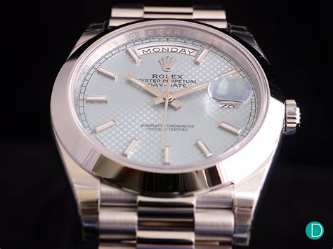 rolex oyster perpetual day date 40 price|rolex day date 40 platinum.